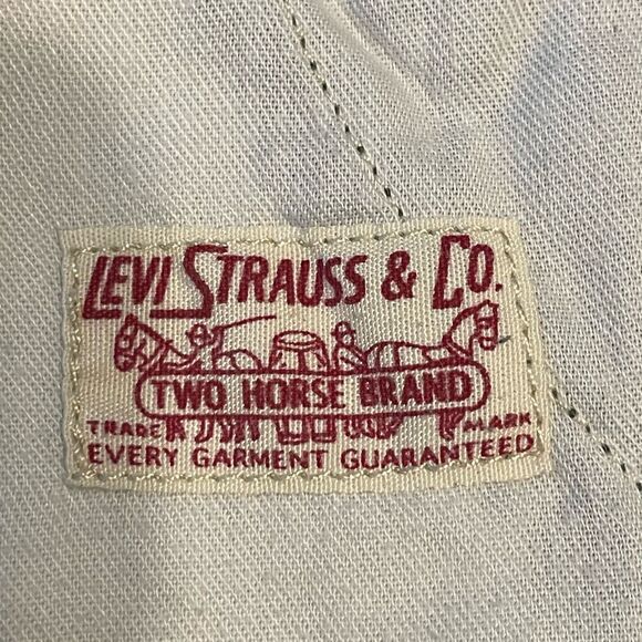 Levi's Belted Cargo Shorts Olive Green Knit Loose Fit Hiking Outdoor 38 - Picture 4 of 7